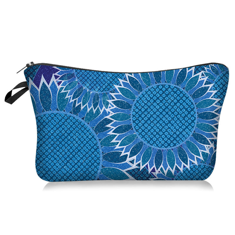 Wholesale Sunflower Series Polyester Cosmetic Bag